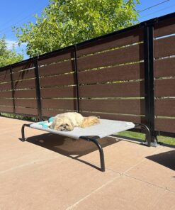 COOLAROO The Original Cooling Elevated Dog Bed, Indoor and Outdoor, Medium, Grey 42.0"L x 25.5"W x 8.0"Th 32 91bk4fpxjPL