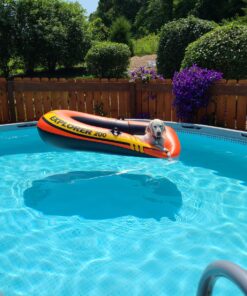 INTEX Explorer Inflatable Boat Series: Dual Air Chambers – Welded Oar Locks – Grab Handles – Bow Rope – Sporty Design Explorer 200 38 91bm9aUEvdL