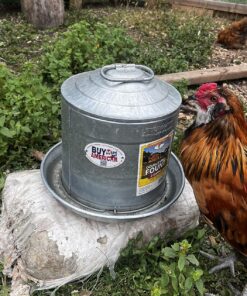 Harris Farms 1000293 Galvanized Hanging Poultry Feeder, 15 lbs, Metal 15 lb 28 91boE1clNiL