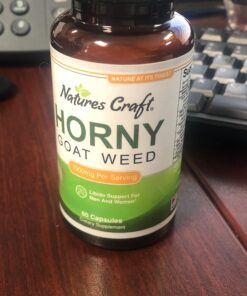 Horny Goat Weed for Male Enhancement - Extra Strength Horny Goat Weed for Men 1590mg Complex with Tongkat Ali Saw Palmetto Extract Panax Ginseng and Black Maca Root for Stamina & Energy - 30 Servings 60 Count (Pack of 1) 37 91bpfO9VenL