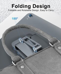 BYEASY USB C Hub with Stand, 7 in 1 Docking Station with 4K 30HZ HDMI, 3.5mm Audio Jack, 60W PD Charging, 2 x USB 3.0, SD/TF Card Reader, for iPad Pro 2021-2018/Macbook Pro 2017-2019 23 91bqI6UxcJL