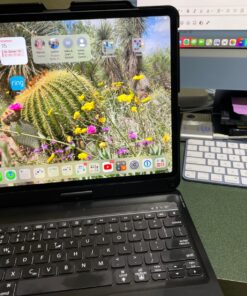 CHESONA iPad Pro 12.9 inch 2022 Case with Keyboard, Keyboard (for 12.9-inch iPad Pro - 6th Generation, 5th/4th/3rd Generation) - Wireless Detachable - with Pencil Holder for 2022 iPad Pro 12.9 Black 39 91brMKqAR6L