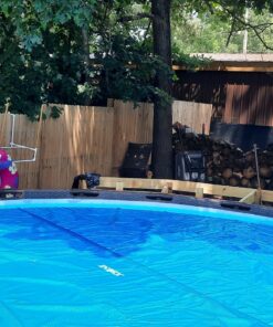 INTEX 28014E Solar Pool Cover: For 16ft Round Easy Set and Metal Frame Pools – Insulates Pool Water – Reduces Water Evaporation – Keeps Debris Out – Reduces Chemical Consumption 16 ft 37 91btEtRzPAL