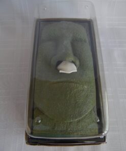 Tiki Head Tissue Box Cover - Green Face with Black Sides Black & Green 21 91bv1xqnDBL