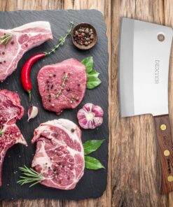 Dexter-Russell 8" Stainless Heavy Duty Cleaver, S5288, Traditional Series, Silver 26 91bzHHFWilL