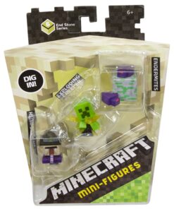 Alternative view of Minecraft Mini Figure (3 Pack) - Potion Witch, Exploding Creeper, Endermites