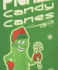 Alternative view of Fancy Pickle flavored Candy Canes, 3.8 OZ