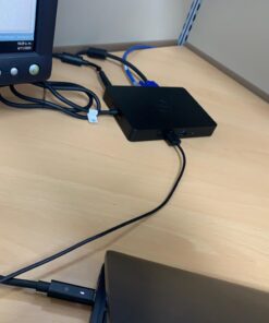 Dell WD15 Monitor Dock 4K with 180W Adapter, USB-C, (450-AEUO, 7FJ4J, 4W2HW),Black,Dual Display 34 91c77U9GtCL