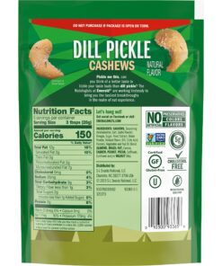 Alternative view of Emerald Nuts, Dill Pickle Cashews, 5 Ounce Resealable Bag (Pack of 6)