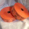 Orange Double Raffle Ticket Roll : roll of 2000 15 91cJsqpGKZL