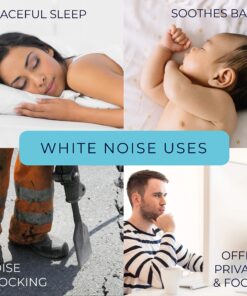 Yogasleep Dohm Classic (Black) The Original White Noise Machine, Soothing Natural Sound from a Real Fan, Noise Cancelling for Office Privacy, Travel & Meditation, Sleep Therapy For Adults & Baby Black 20 91cO6uE3FL