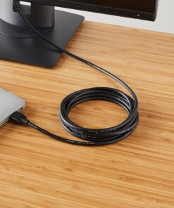 Amazon Basics HDMI A to DVI Adapter Cable, Bi-Directional 1080p, Gold Plated, Black, 10 Feet, 1-Pack 10 ft 30 91cP6SYf4TL