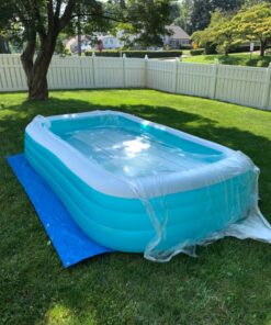 INTEX 58484EP Swim Center Inflatable Family Pool: 277 Gallon Capacity – 120" x 72" x 22" – Blue 36 91cQ0JFGtPL