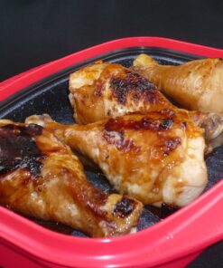 Microhearth Grill Pan for Microwave Cooking, Red 26 91cV1Ia6kL