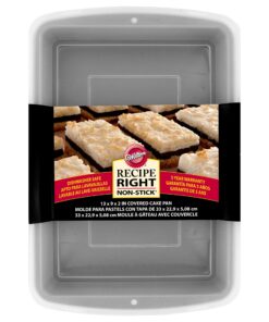 Alternative view of Wilton Recipe Right Non-Stick Baking Pan with Lid, 9 x 13-Inch, Steel 9" x 13" w/ Cover