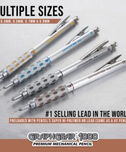 Pentel Graph Gear 1000 Automatic Drafting Pencil, 0.7mm Lead Size, Blue Barrel, 1 Each (PG1017C) 1 Pack 28 91cm0em148L