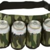 EZ DRINKER Beer & Soda Can Holster Belt 6 Pack Camouflage 63 91cpugw6BdL