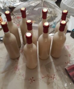 HomebrewSupply EL-5188-4KDR Shrink Capsules 100 Oriental Red PVC Heat Shrink Caps for Wine Bottles Matte Metallic Finish 1 16 91csnkkt7dL