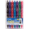PILOT FriXion Clicker Erasable, Refillable & Retractable Gel Ink Pens, Fine Point, Assorted Color Inks, 7-Pack Pouch (31472) Fine Tip 28 91cur2HUesL