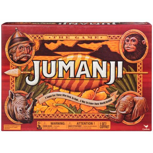 Spin Master Games Cardinal Games Jumanji The Game Action Game, Multicolor Classic