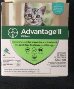 Advantage II Kitten Vet-Recommended Flea Treatment & Prevention | Cats 2-5 lbs. | 2-Month Supply 39 91d76RoJ0ZL
