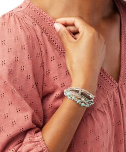 Lucky Brand Mini Lucky Layer Turquoise Bracelet 5 91d7z ABTvL