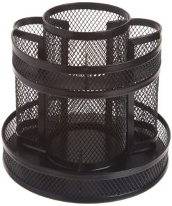 Rolodex Mesh Collection Spinning Desk Sorter, Black 20 91d9DpNS7UL 1