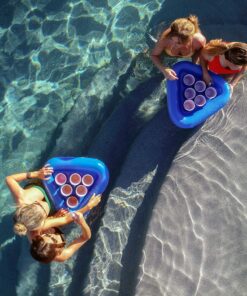 GoPong Pool Pong Rack Floating Beer Pong Set, Includes 2 Rafts and 3 Pong Balls 13 91d9ht71IkL