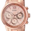 GUESS Women's Stainless Steel Classic Bracelet Watch Rose Gold Tone 11 91d9yDc6QbL