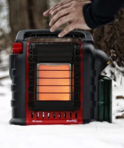 Mr. Heater F232000 MH9BX Buddy 4,000-9,000-BTU Indoor-Safe Portable Propane Radiant Heater, Red-Black 36 91dAM4UoqL