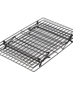 Alternative view of Wilton Excelle Elite 3-Tier Cooling Rack for Cookies, Cake and More - Cool Batches of Cookies, Cake Layers or Finger Foods, Black