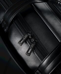 Samsonite Leather Expandable Briefcase 17 inch Black 23 91dDTBBAWuL