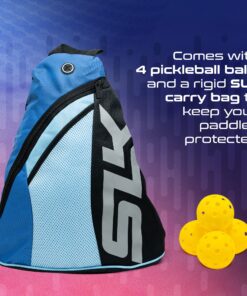 SLK by Selkirk Pickleball Paddles | Featuring a Multilayer Fiberglass and Graphite Pickleball Paddle Face | SX3 Honeycomb Core | Pickleball Rackets Designed in The USA for Traction and Stability SLK Neo 2.0 Bundle (Red & Blue) 15 91dE7eJSLYL