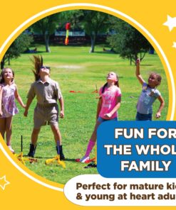Stomp Rocket Original Ultra Rocket Launcher for Kids - Soars 200 Ft - 4 High Flying Rockets and Adjustable Launcher - Fun Outdoor Toy and Gift for Boys or Girls Age 5+ Years Old Ultra 4 Rockets 24 91dEGBZSEPL