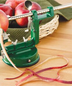 Fox Run Apple Peeling Machine with Suction Base, Corer and Slicer, Stainless Steel 10 x 5.25 x 6 inches 3 91dG7zWYEcL