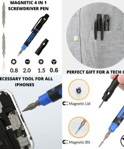 DREMINOVA Work Anti-Static Magnetic Soldering Mat For Electronics Repair Tool kit Screwdriver set for all iPhone, Iron Solder Station Heat Resistant Rubber Project Pad Desk Working Mat Mat with 25 in 1 13 91dKq9MaMXL