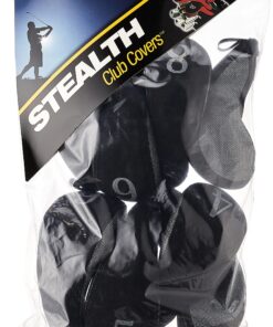 Stealth Club Covers 28080 Hybrid Set 3-PW Golf Club Head Cover (8-Piece), Silver Tweed/Black 8 91dPn1tYDGL