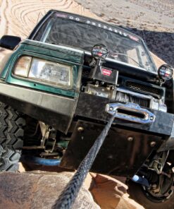 WARN 87800 M8000-S Series Electric 12V Winch with Synthetic Rope: 3/8" Diameter x 100' Length, 4 Ton (8,000 lb) Pulling Capacity 17 91dSurXut0L