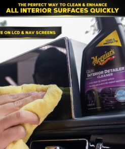 Meguiar’s Quik Interior Detailer - This Non-Greasy Formula Cleans and Protects All Interior Surfaces - Easy Cleaning and Interior Detailer - 16 Oz Quik Detailer Cleaner 21 91dXIQ4ROcL
