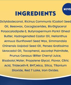 NIVEA Cherry Lip Care - Tinted Lip Balm for Beautiful, Soft Lips - Pack of 4 30 91daevRIkL