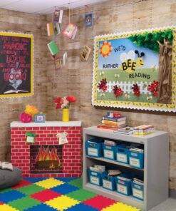 Fadeless Bulletin Board Paper, Fade-Resistant Paper for Classroom Decor, 48” x 12’, Pewter, 1 Roll 13 91dkQp645fL