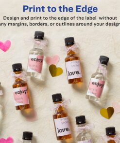 Avery Printable Blank Square Labels, 1.5" x 1.5", Matte White, 600 Customizable Labels (22805) 26 91dserZZAUS