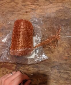 Stuff-fit - DS8044 Copper Mesh for Mouse Rat Rodent Control as Well as Bat Snell Control 30 Foot Roll, Full Size 28 91dtWektWqL
