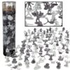 Monster Mini Action Figure Playset- 100 Horror Toy Miniatures w 13 Unique Sculpts - Dracula, Frankenstein, Giant Spiders and More- XL 1/32nd Scale Halloween Character Accessories 15 91dvzP1WTYL