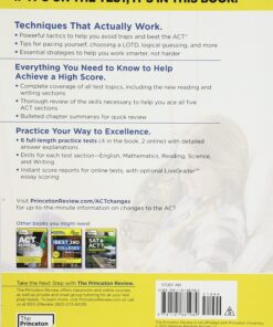 Alternative view of Cracking the ACT with 6 Practice Tests, 2016 Edition (College Test Preparation) Paperback