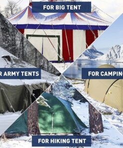 4 Pcs Heavy Duty Tent Pegs 12 inch Galvanized Strong Tent Stakes Sharp Tent Pegs Steel Stakes for Outdoor Camping Canopy Tarp Sand Ground Mountains Garden Wedding and Christmas Decorations 8 Silver 13 91e01VWPquL