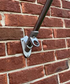 Flag Holder, Flag Bracket, Heavy Duty House Flag Pole Holder Bracket, Aluminum Mount - Stainless Steel Hardware - Strong and Rust Proof - 1" Inner Diameter (Silver-1Pack) Silver-1Pack 33 91e4NdHmVaL