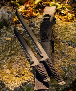 BladesUSA HK-1067 Twin Ninja Swords, Black, 18-Inch and 26-Inch Lengths 16 91e90HeZcjL