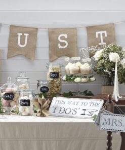 Ginger Ray Vintage Affair If You Instagram Chalkboard Style Card Signs for Wedding or Parties, Black (AF-671) 6 91eALVxP4ZL