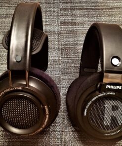 PHILIPS Fidelio X2HR Over The Ear Open Back Wired Headphone 50mm Drivers- Black Professional Studio Monitor Headphones with Detachable Cable 19 91eDR0pvL
